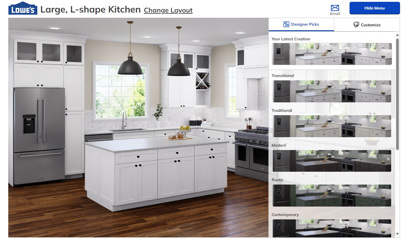 Lowes Virtual Kitchen Designer